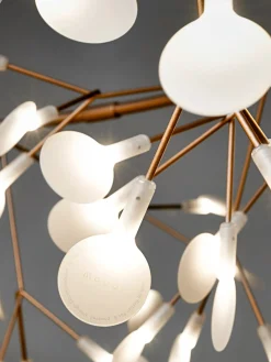 Lámparas De Techo|Lámparas De Techo></noscript>Moooi Lámpara de techo LED regulable Heracleum III Blanco, cobrizo
