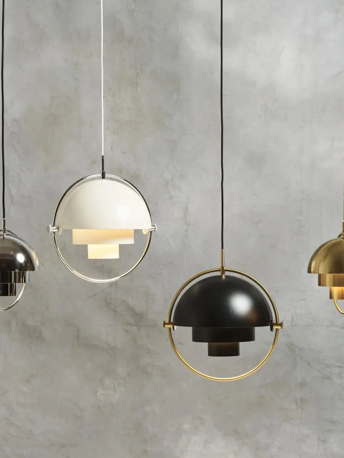 Lámparas De Techo|Lámparas De Techo>GUBI Lámpara de techo Multi-Lite Negro, latón