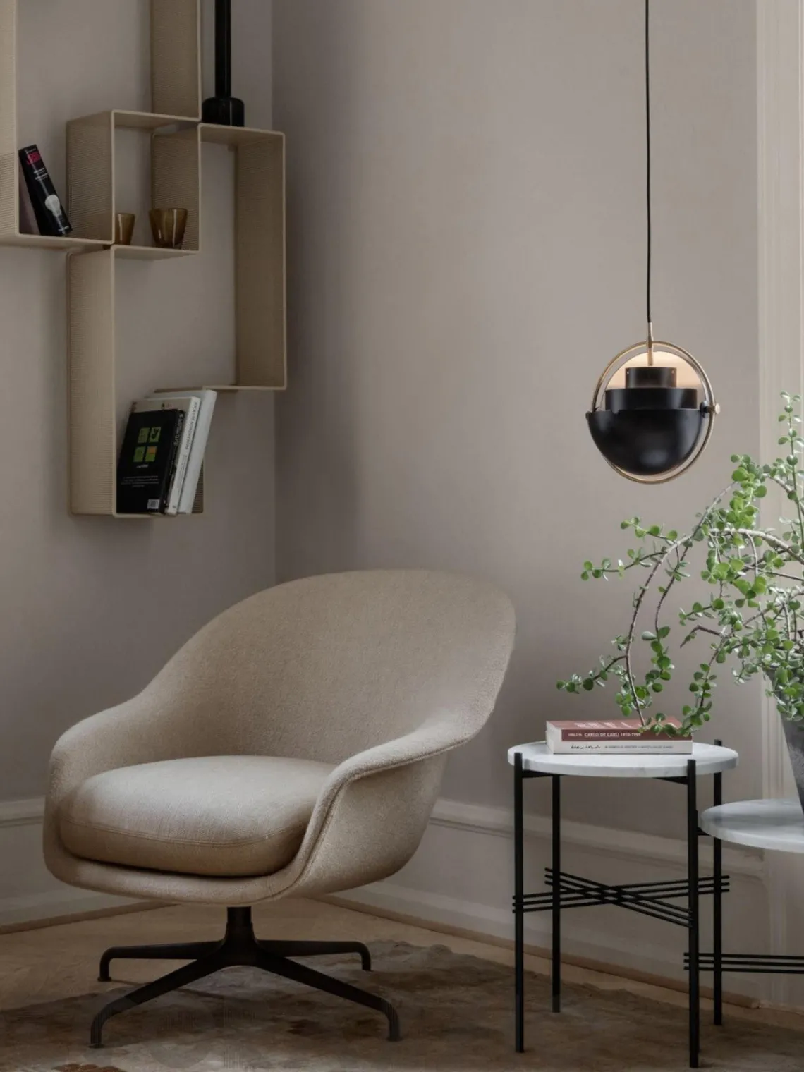 Lámparas De Techo|Lámparas De Techo>GUBI Lámpara de techo Multi-Lite Negro, latón