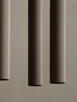 Hot Lámpara de techo pequeña con superficie acanalada Tubulaire, 48 cm Lámparas De Techo|Lámparas De Techo