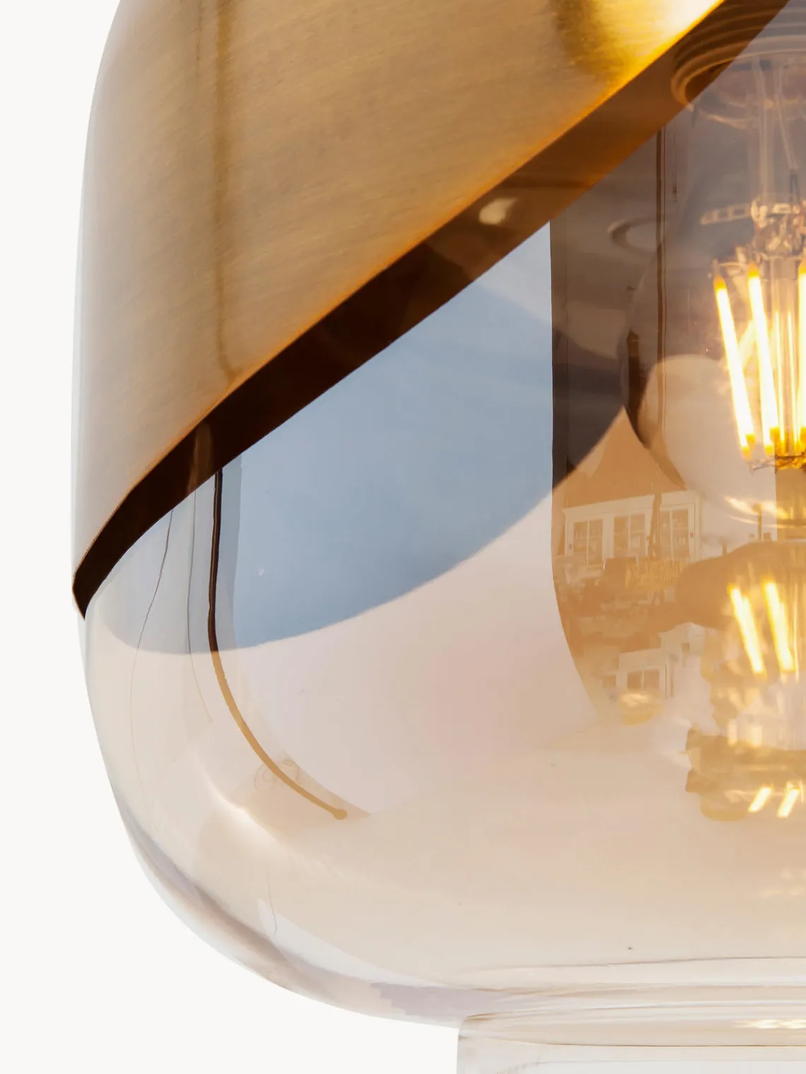 Lámparas De Techo|Lámparas De Techo>Kare Design Lámpara de techo pequeña de vidrio Golden Goblet