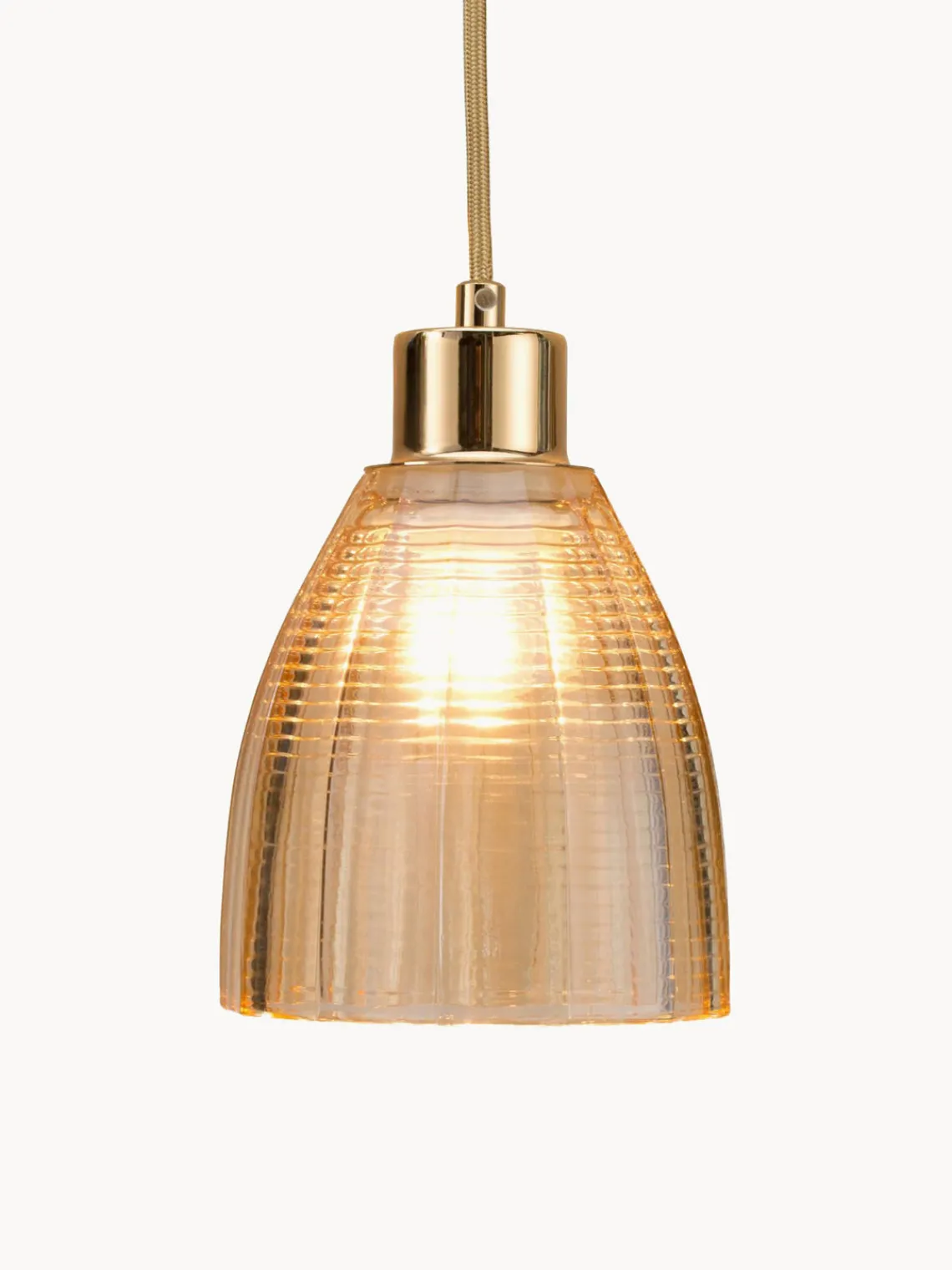 Lámparas De Techo|Lámparas De Techo> Lámpara de techo pequeña de vidrio Gleaming Gold