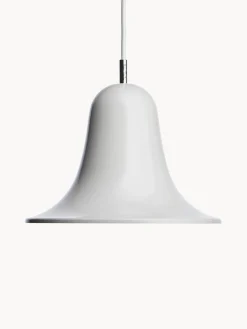 Lámparas De Techo|Lámparas De Techo>Verpan Lámpara de techo pequeña de diseño Verner Panton Pantop Gris claro brillante