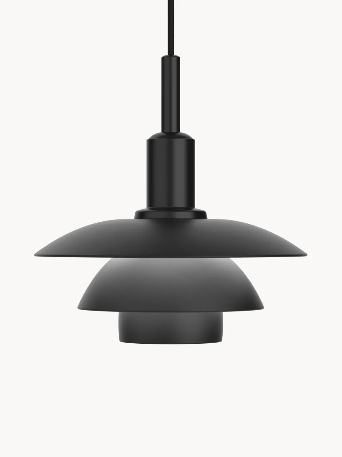 Lámparas De Techo|Lámparas De Techo>Louis Poulsen Lámpara de techo pequeña PH 3/3 Negro