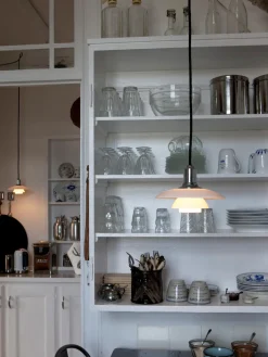 Lámparas De Techo>Louis Poulsen Lámpara de techo pequeña soplada artesanalmente PH 2/1 Plateado, blanco