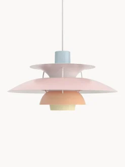 Lámparas De Techo|Lámparas De Techo>Louis Poulsen Lámpara de techo PH 5 Azul claro, rosa claro, melocotón, amarillo claro