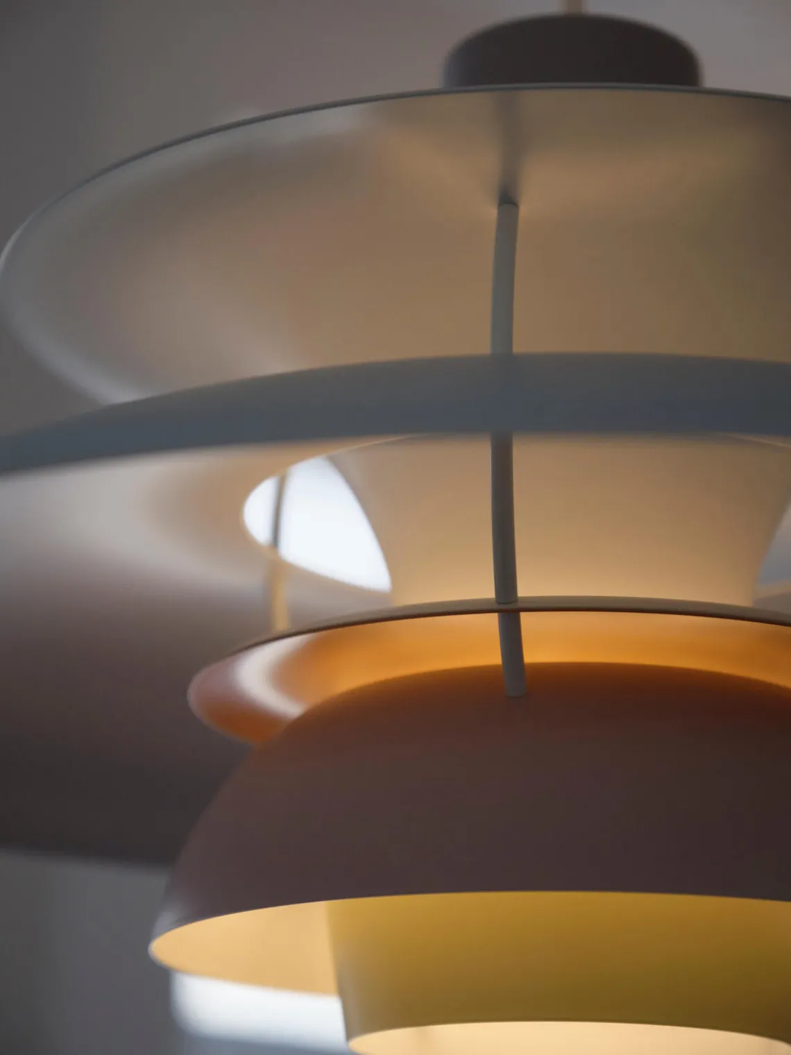 Lámparas De Techo|Lámparas De Techo>Louis Poulsen Lámpara de techo PH 5 Azul claro, rosa claro, melocotón, amarillo claro