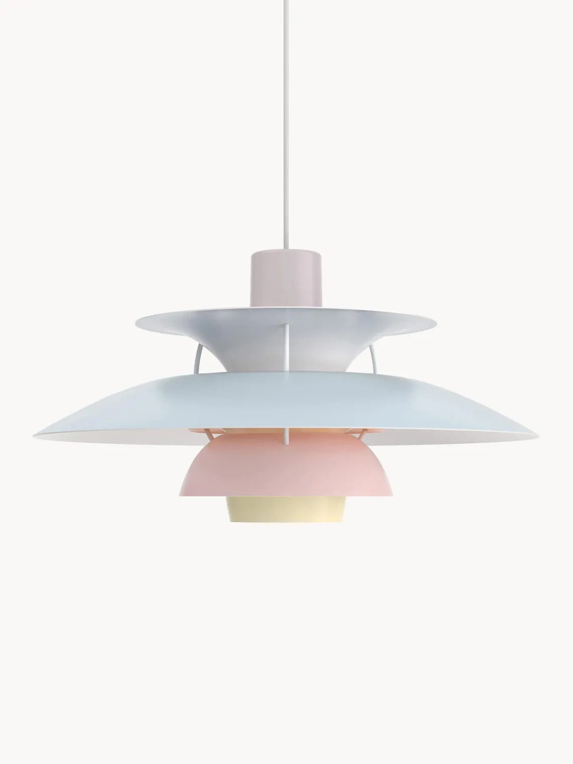 Lámparas De Techo|Lámparas De Techo>Louis Poulsen Lámpara de techo PH 5 Lavanda, azul claro, rosa claro, amarillo claro