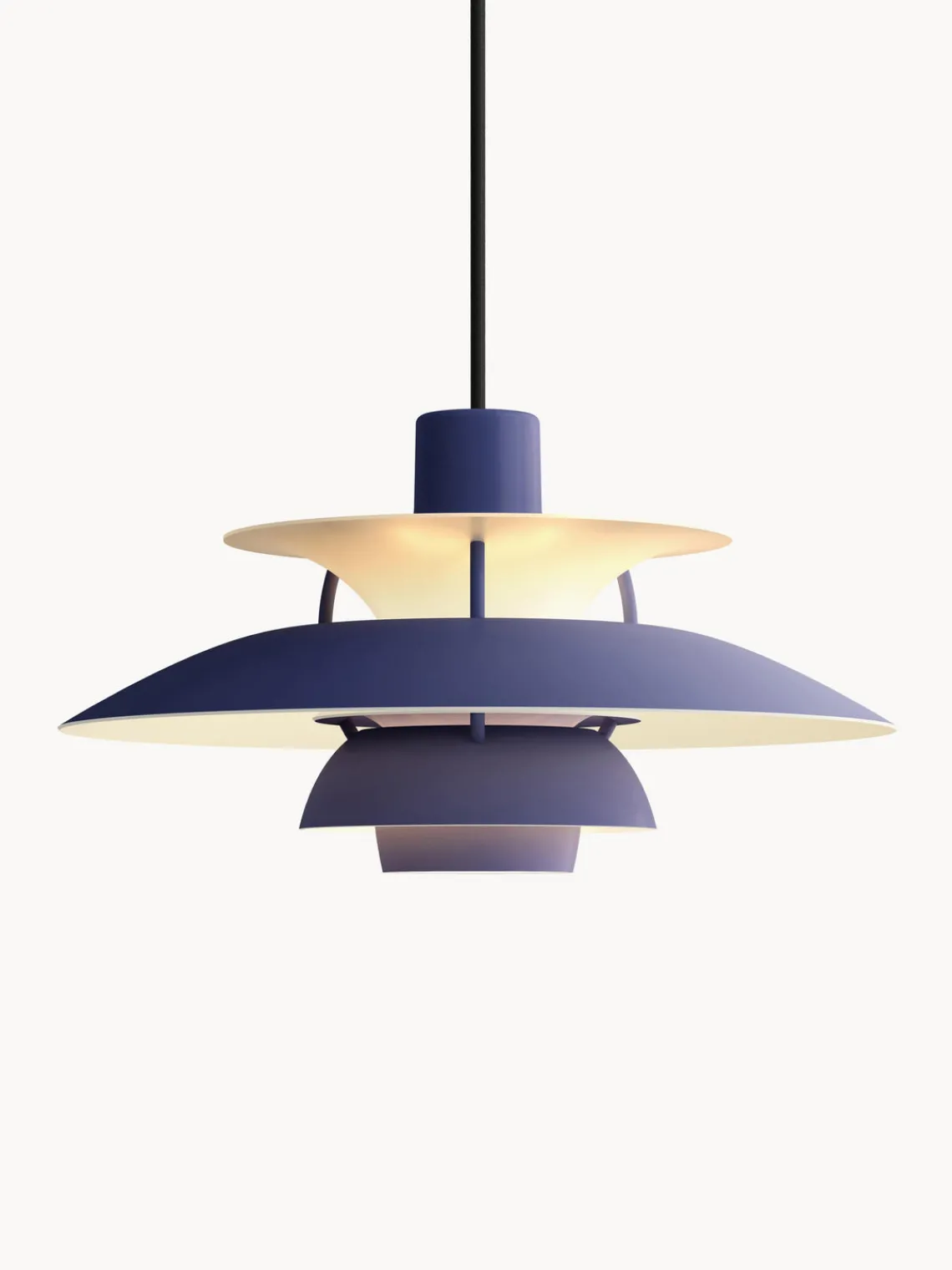 Lámparas De Techo|Lámparas De Techo>Louis Poulsen Lámpara de techo PH 5 Azul oscuro, blanco