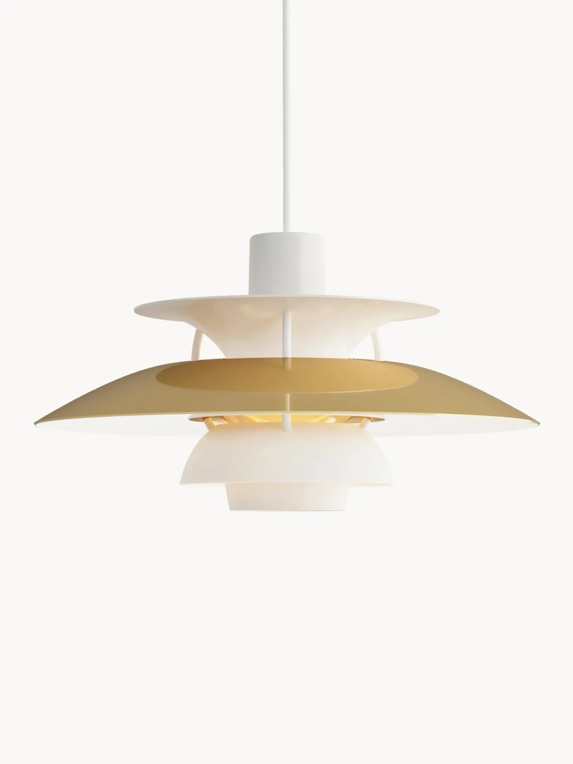 Lámparas De Techo|Lámparas De Techo>Louis Poulsen Lámpara de techo PH 5 Mini Blanco, dorado