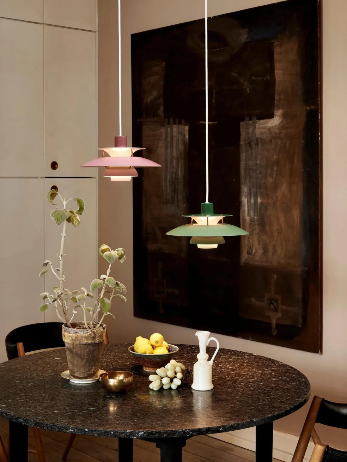 Lámparas De Techo|Lámparas De Techo>Louis Poulsen Lámpara de techo PH 5 Mini Tonos verdes, dorado