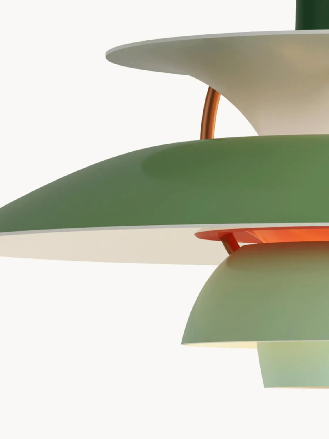 Lámparas De Techo|Lámparas De Techo>Louis Poulsen Lámpara de techo PH 5 Mini Tonos verdes, dorado