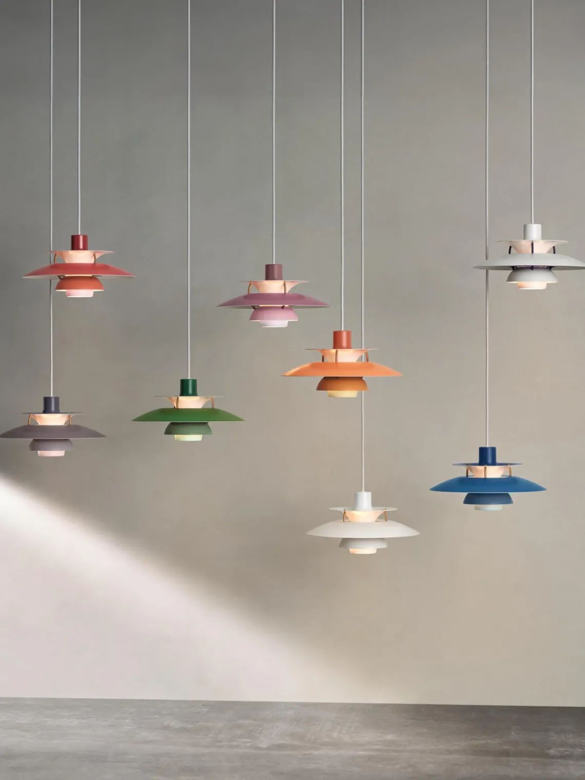 Lámparas De Techo|Lámparas De Techo>Louis Poulsen Lámpara de techo PH 5 Mini Tonos verdes, dorado