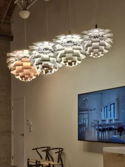 Lámparas De Techo|Lámparas De Techo>Louis Poulsen Lámpara de techo PH Artichoke, 58 cm Plateado