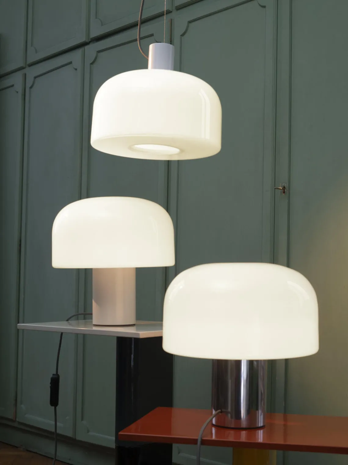 Lámparas De Techo|Lámparas De Techo>Flos Lámpara de techo regulable Bellhop Blanco, gris claro