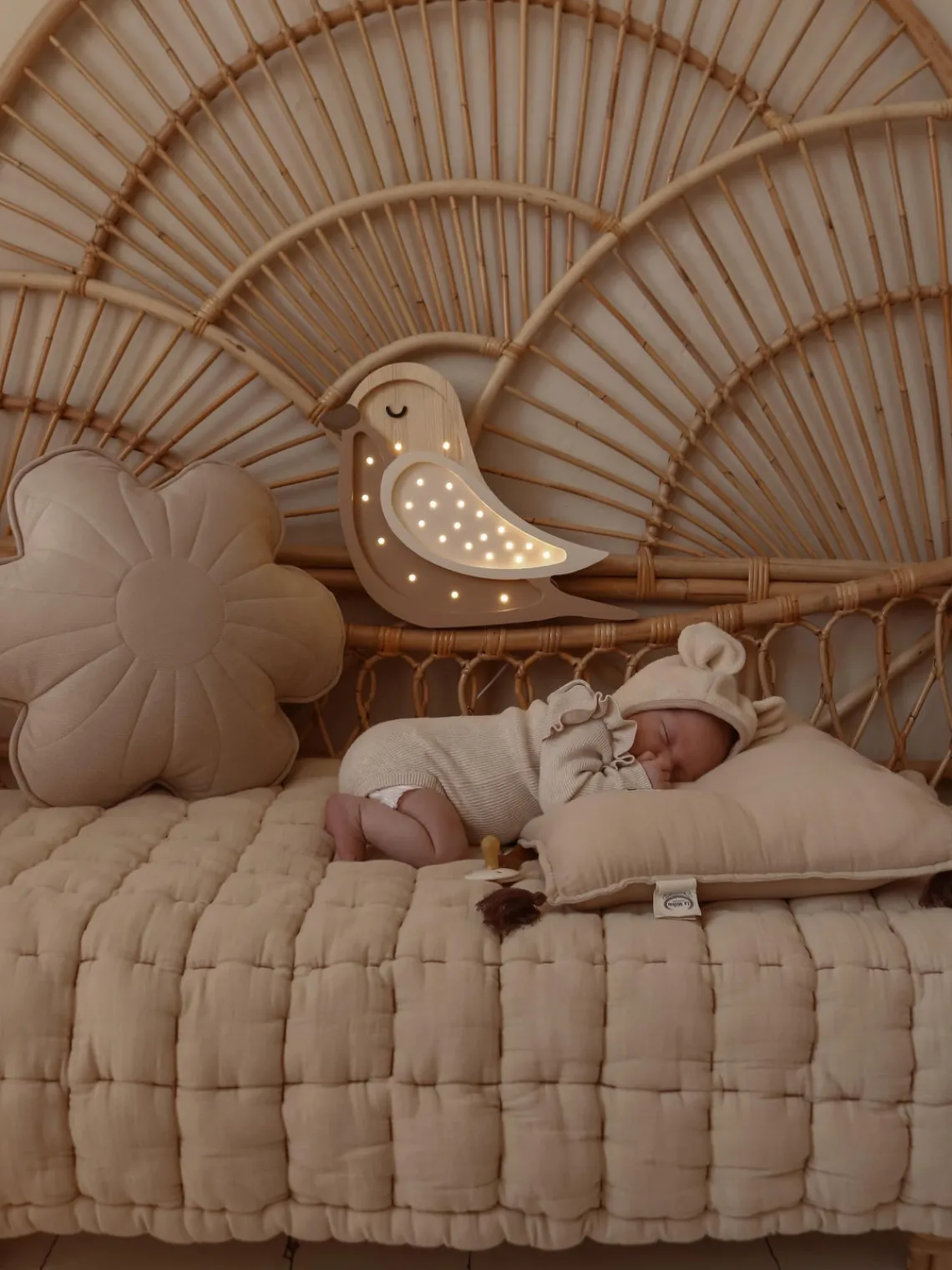 Outlet Lámpara infantil LED artesanal regulable Bird, con función de temporizador Niños Decoración Infantil|Lámparas Infantiles