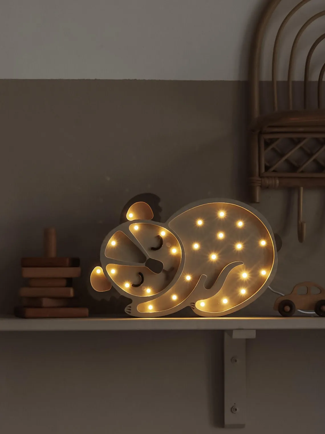 New Lámpara infantil LED artesanal regulable Koala, con función de temporizador Niños Decoración Infantil|Lámparas Infantiles