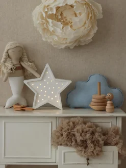Decoración Infantil|Lámparas Infantiles></noscript>Little Lights Lámpara infantil LED artesanal regulable Star, con función de temporizador