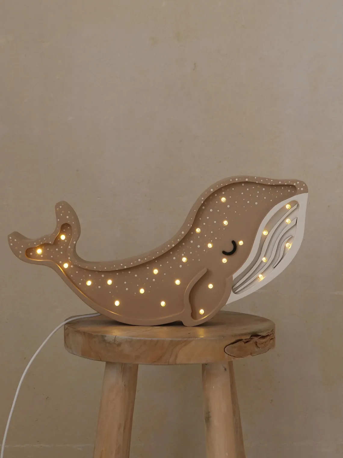 Decoración Infantil|Lámparas Infantiles>Little Lights Lámpara infantil LED artesanal regulable con función de temporizador y control remoto Whale