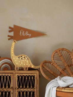 Lámpara infantil LED artesanal regulable Diplodocus, con función de temporizador Niños Decoración Infantil|Lámparas Infantiles