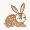 Decoración Infantil|Lámparas Infantiles>Little Lights Lámpara infantil LED artesanal regulable Bunny, con función de temporizador y control a mando