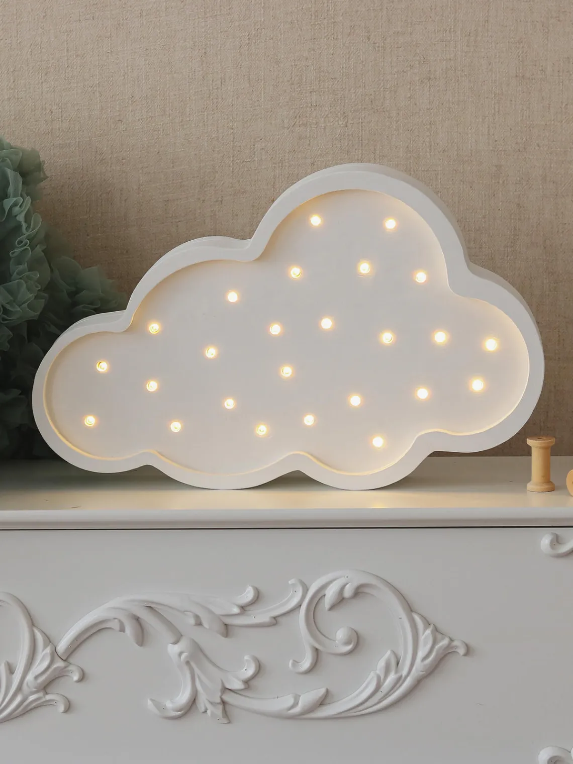 Clearance Lámpara infantil LED artesanal regulable Cloud, con función de temporizador Niños Decoración Infantil|Lámparas Infantiles