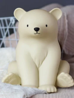 New Lámpara infantil Polar Bear, con función de temporizador Niños Decoración Infantil|Lámparas Infantiles