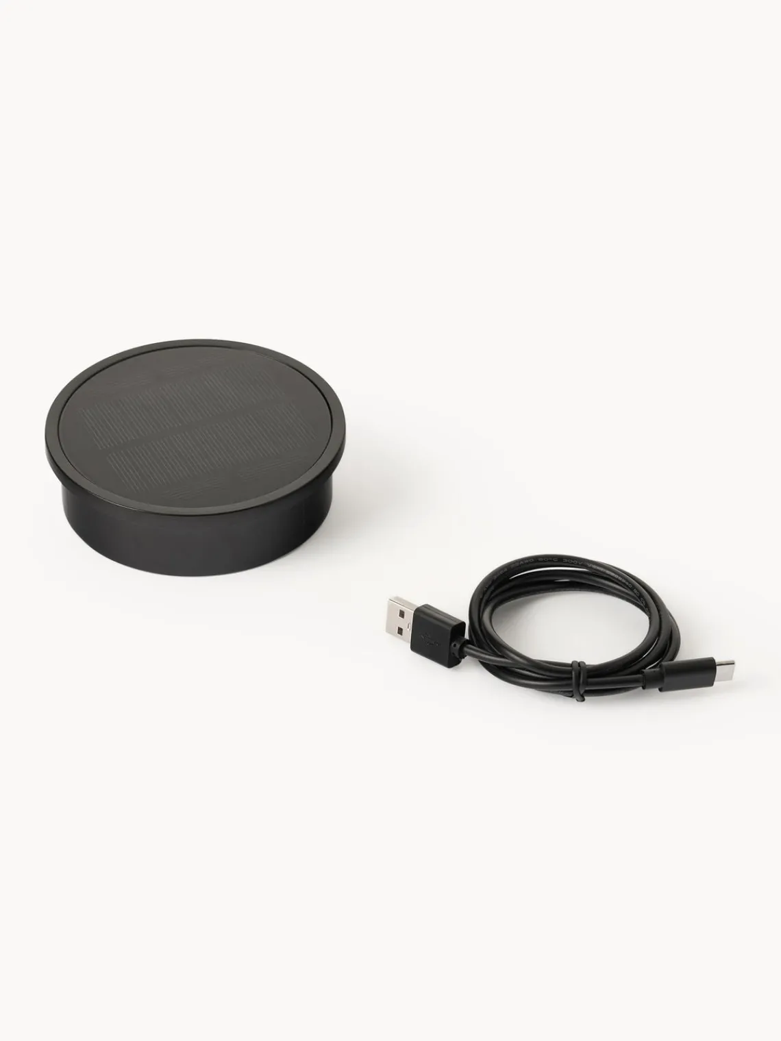 Lámpara LED solar para interior/exterior con pantalla de ratán Kyra Lámparas De Pie Para Exterior|Lámparas De Techo