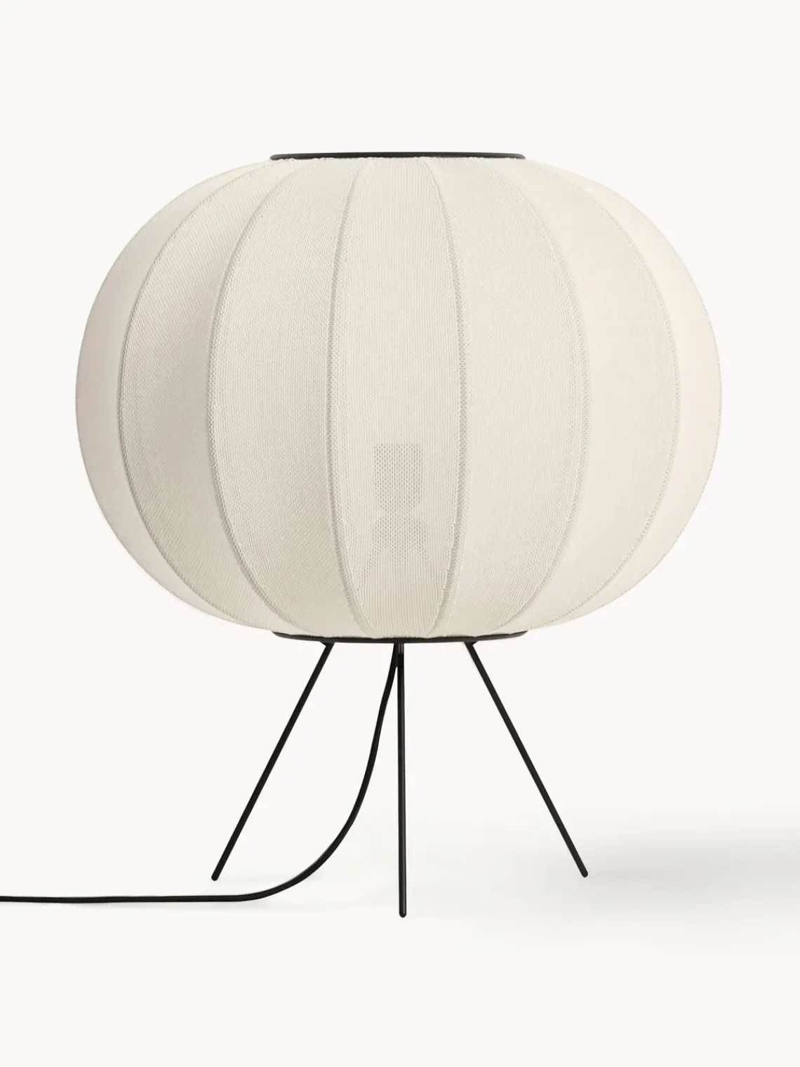 Lámparas De Pie|Lámparas De Techo>Made By Hand Lámpara pequeña de pie trípode de fibra sintética Knit-Wit