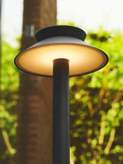 Lámparas De Pie Para Exterior|Luces De Suelo Exterior> Lámpara solar para exterior Justina Gris antracita