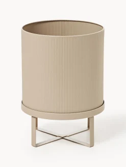 Sale Maceta con superficie estriada Bau, 38 cm Maceteros|Jarrones