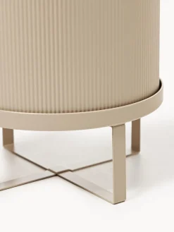 Sale Maceta con superficie estriada Bau, 38 cm Maceteros|Jarrones