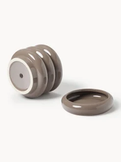 Maceteros|Jarrones></noscript>Westwing Collection Maceta de gres pequeña Rudi, 16 cm Taupe brillante