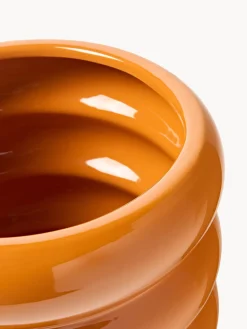 Maceteros|Jarrones></noscript>Westwing Collection Maceta de gres Rudi, 30 cm Naranja brillante