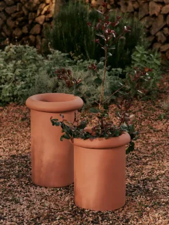 Maceteros|Jarrones>Ferm Living Maceta Rollo, 36 cm Terracota mate
