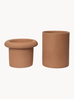 Maceteros|Jarrones></noscript>Ferm Living Maceta Rollo, 36 cm Terracota mate