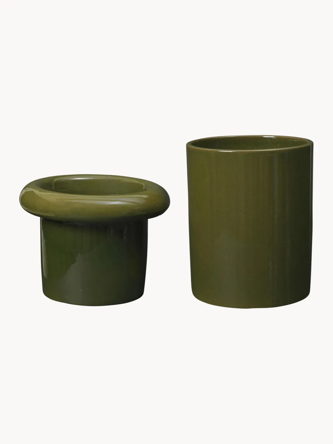 Maceteros|Jarrones>Ferm Living Maceta Rollo, 36 cm Verde brillante