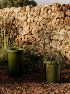 Maceteros|Jarrones>Ferm Living Maceta Rollo, 46 cm Verde brillante