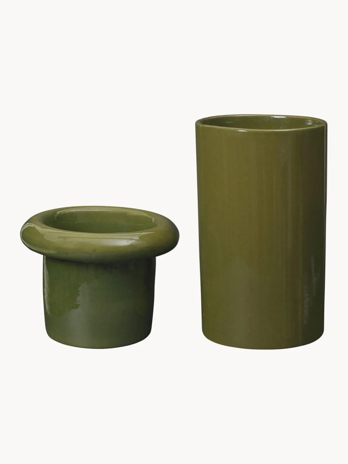 Maceteros|Jarrones>Ferm Living Maceta Rollo, 46 cm Verde brillante