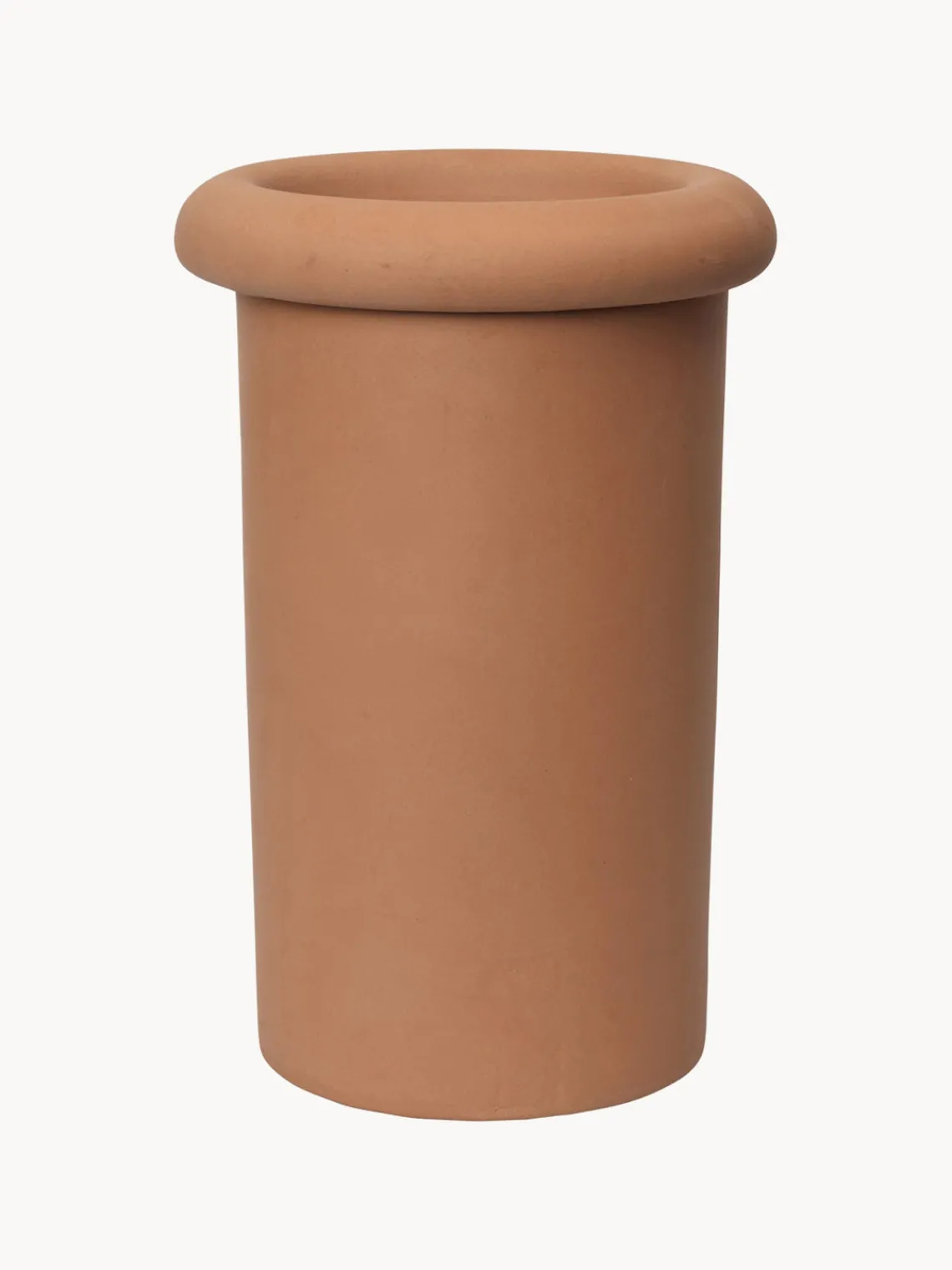 Maceteros|Maceteros De Exterior>Ferm Living Maceta Rollo, 46 cm Terracota mate
