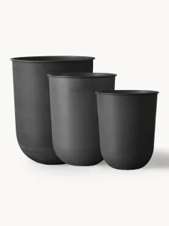 Maceteros|Maceteros De Exterior>DBKD Macetas Out, 3 uds. Gris antracita mate