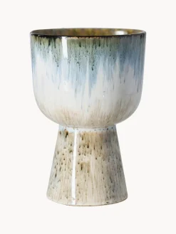 Online Macetero artesanal con esmalte reactivo Retro Maceteros|Jarrones