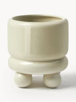 Maceteros|Jarrones>Westwing Collection Macetero Bryn, 25 cm Verde oliva