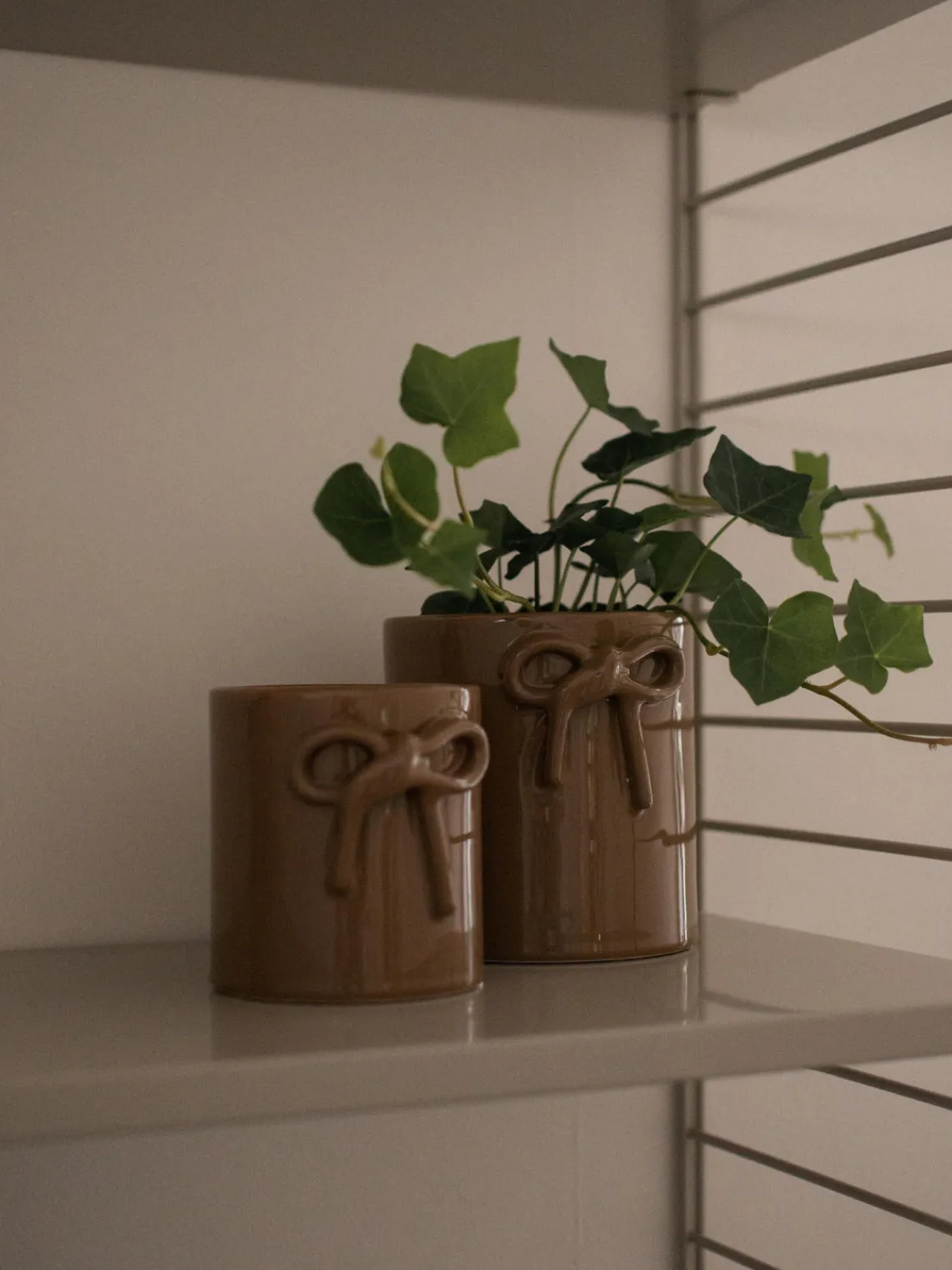 Sale Macetero de cerámica Bow, 14 cm Maceteros|Jarrones