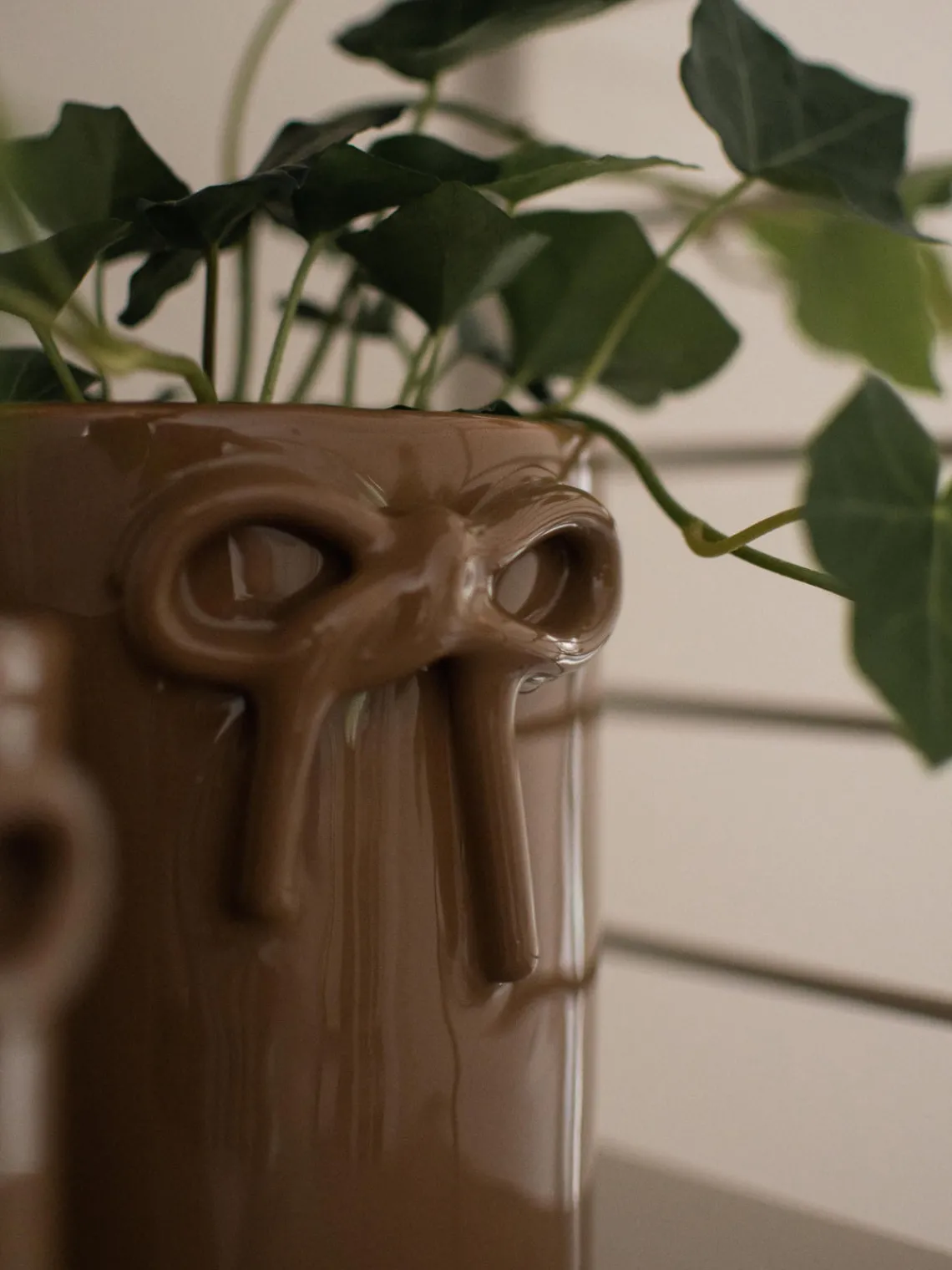 Sale Macetero de cerámica Bow, 14 cm Maceteros|Jarrones