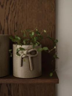 New Macetero de cerámica Bow, 11 cm Maceteros|Jarrones