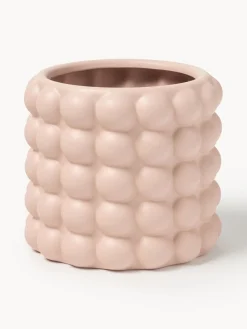 Maceteros|Jarrones>Westwing Collection Macetero de gres Bob, 18 cm Melocotón