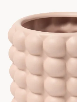 Maceteros|Jarrones>Westwing Collection Macetero de gres Bob, 18 cm Melocotón