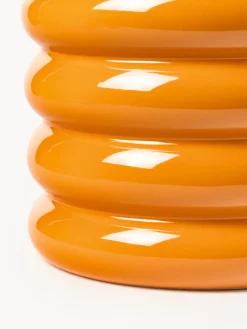 Maceteros|Jarrones></noscript>Westwing Collection Macetero de gres Rudi, 23 x 4 cm Naranja