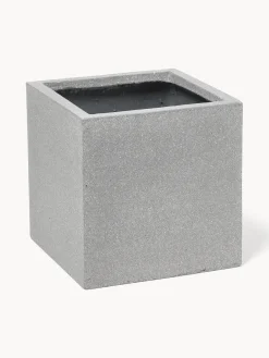 Maceteros|Maceteros De Exterior>Westwing Collection Macetero de hormigón Tuscany, 30 cm Gris